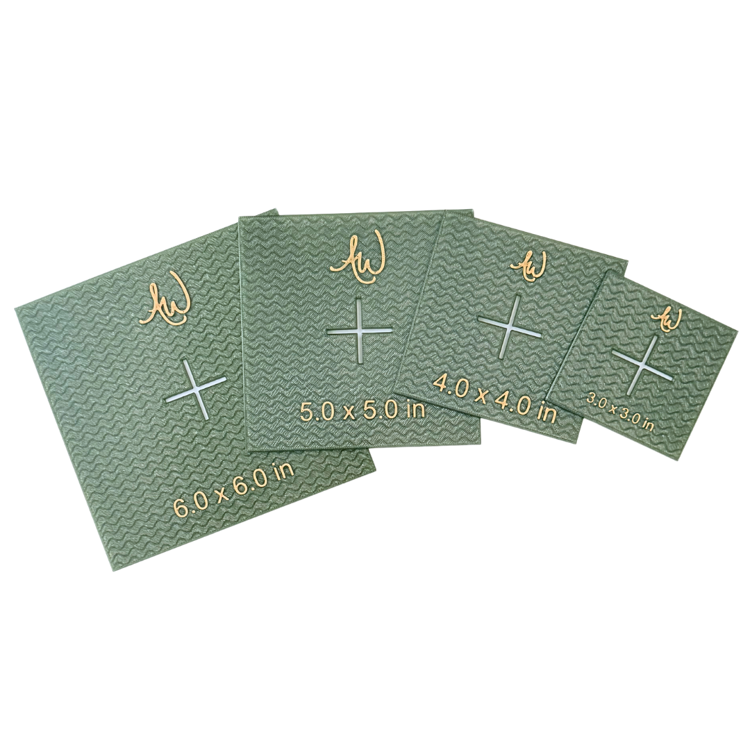 Needlepoint Square Shape Template Set