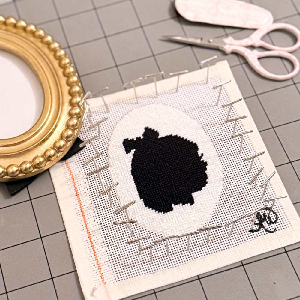 How to Prepare Needlepoint for a Finisher