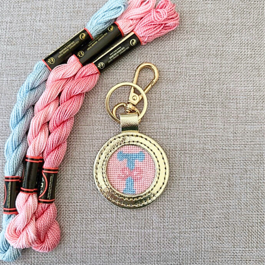 Easy Needlepoint Keychain Finishing