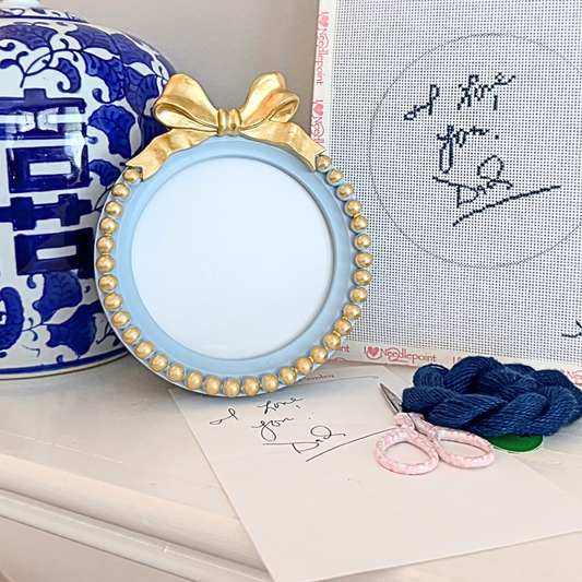 Turn any note or signature to a custom needlepoint canvas to make it something unique you'll cherish forever.