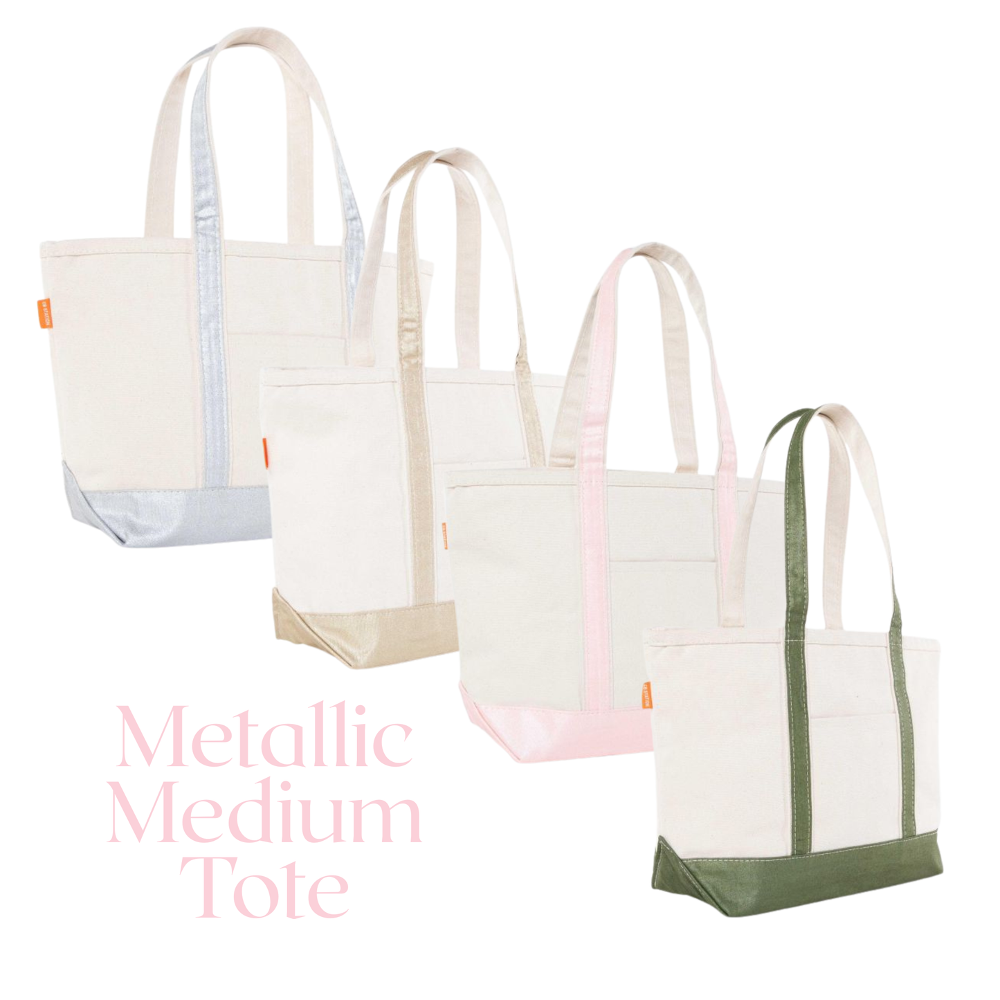 Canvas project tote for needlepoint WIPs tools and supplies