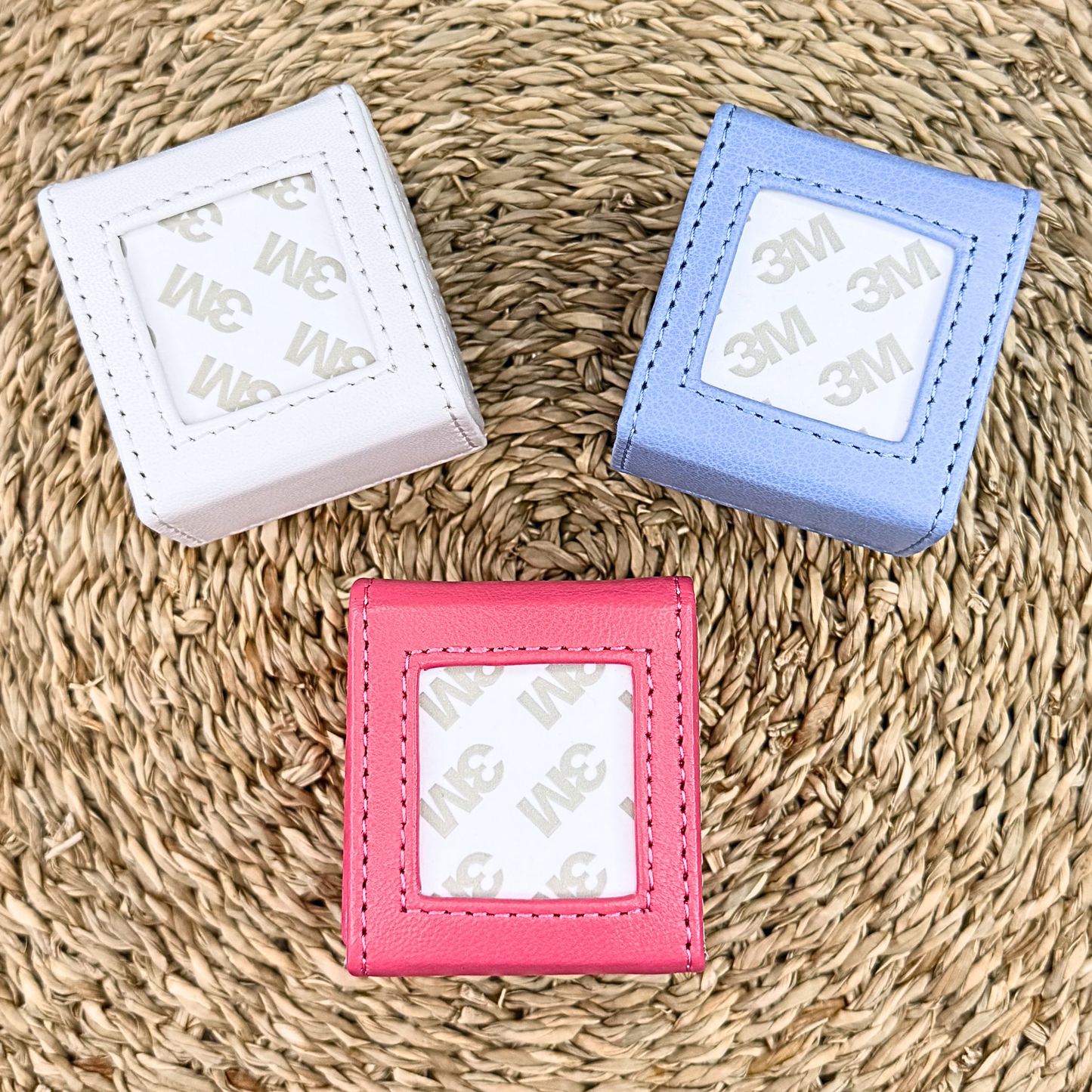 Self-finishing needlepoint jewelry box accessory for stitched needlepoint canvases
