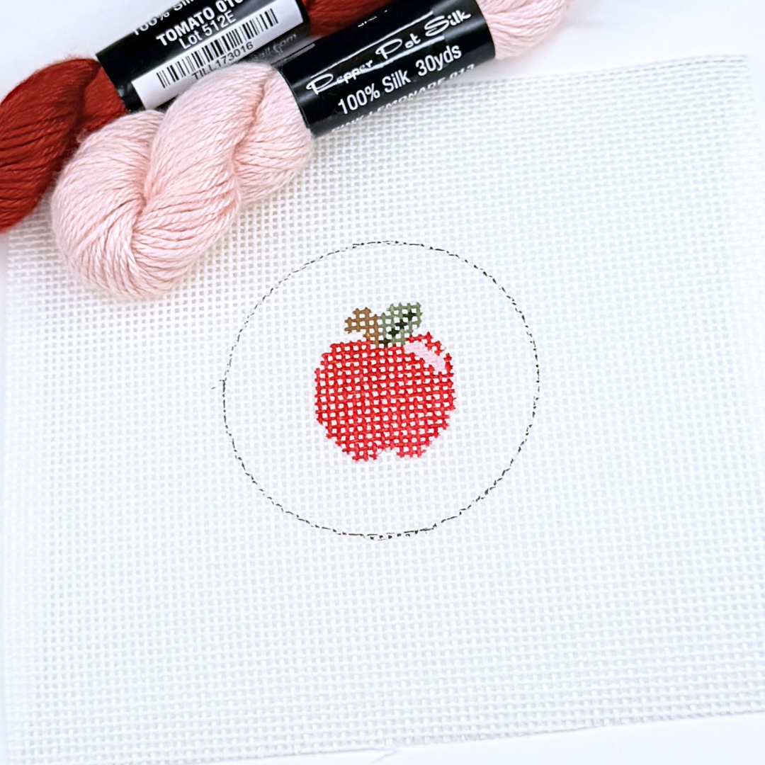 Limited Edition Back to School Mini Bag Charm Needlepoint Canvas Collection