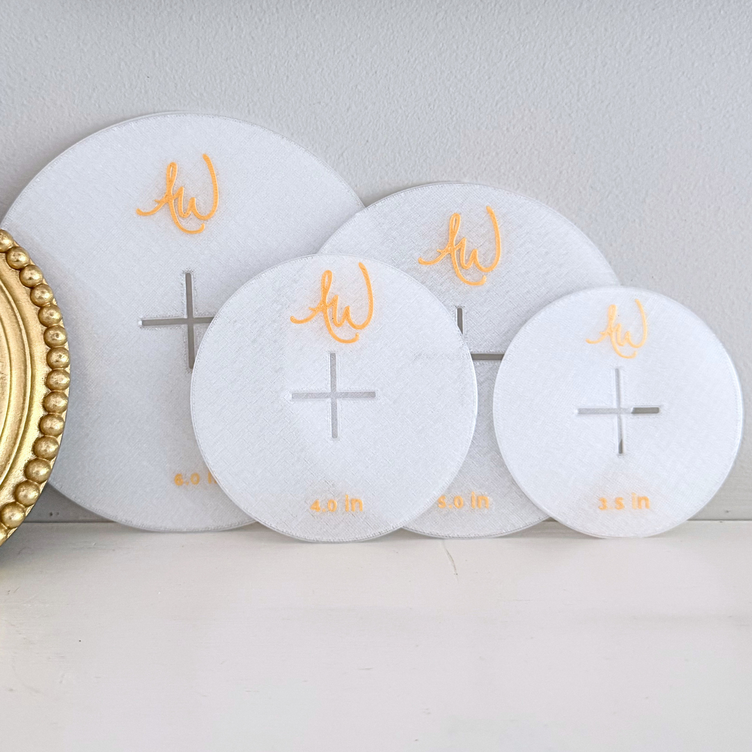 Needlepoint Circle Shape Template Set