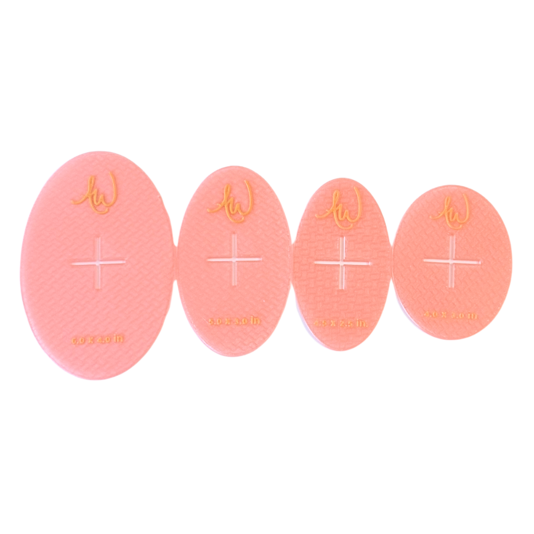Needlepoint Oval Shape Template Set