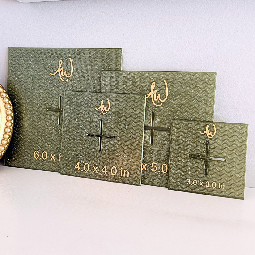 Needlepoint Square Shape Template Set