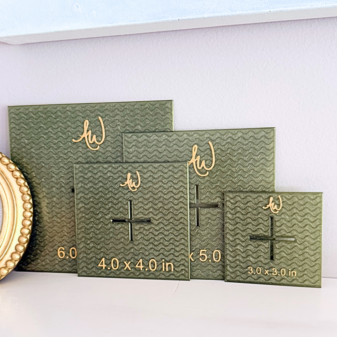 Needlepoint Square Shape Template Set