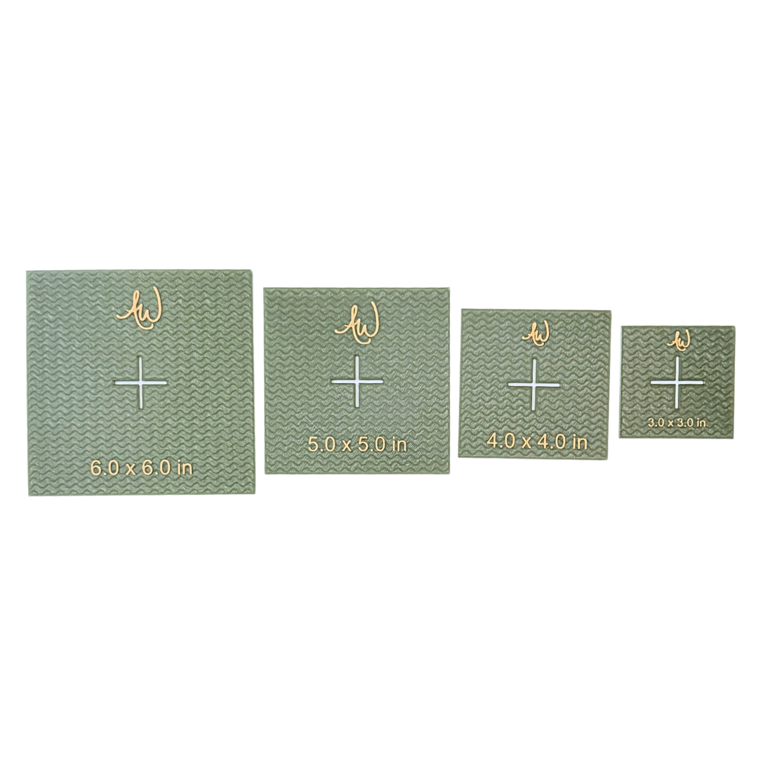 Needlepoint Square Shape Template Set